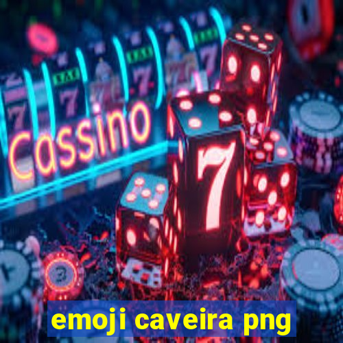 emoji caveira png